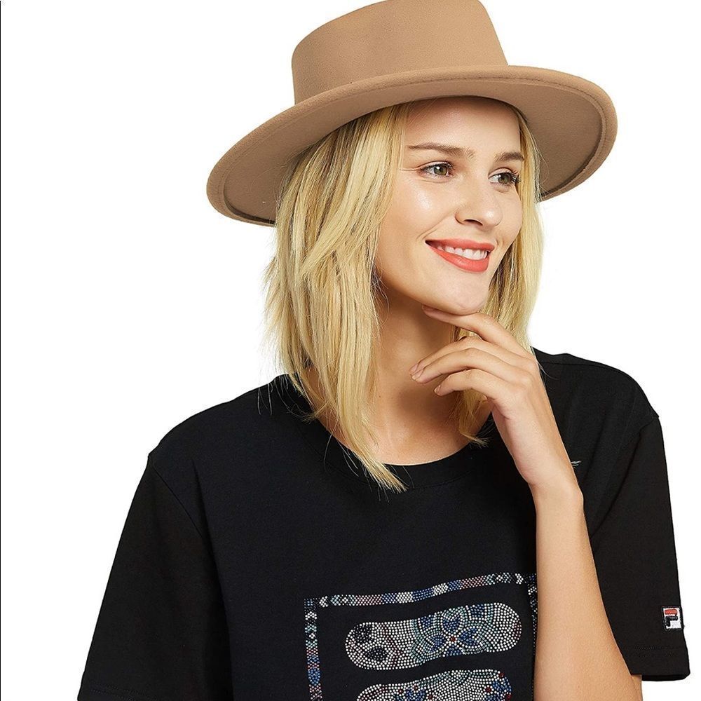 NEW EINSKEY Womens Felt Fedora Hat - Picture 3 of 5